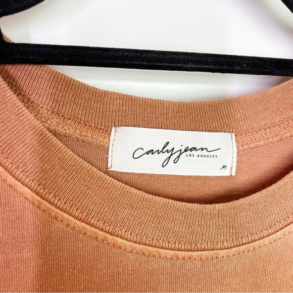 Carly Jean Los Angeles CJLA Playa Heather Cotton Mini Dress in Amber NWOT - Picture 4 of 7